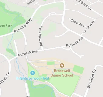 map for Brockwell Junior School