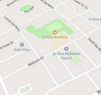 map for St Giles Academy