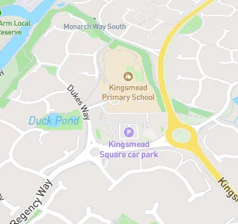 map for Kingsmead Medical Centre