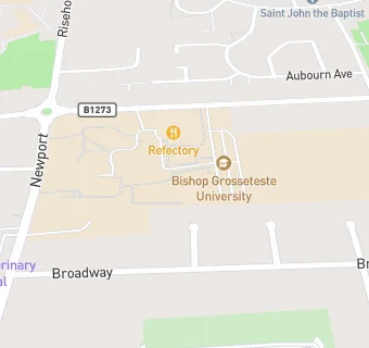 map for Bishop Grosseteste University