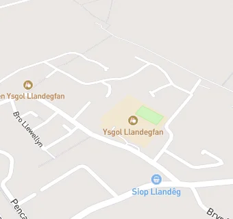 map for Ysgol Gynradd Llandegfan