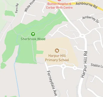 map for Harpur Hill Primary School