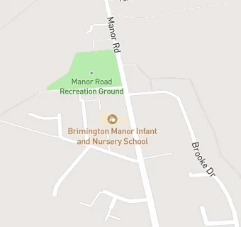 map for Brimington Manor Infant School