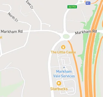 map for Subway (Markham Vale)