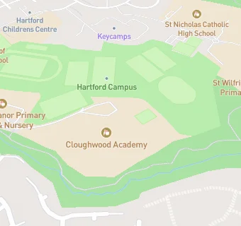 map for Cloughwood School