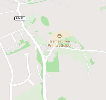 map for Ysgol Tremeirchion