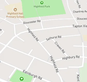 map for One Stop (Highfield Road)