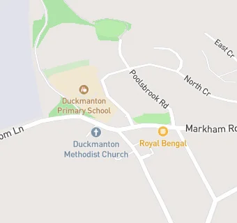 map for The Duckmanton Hotel