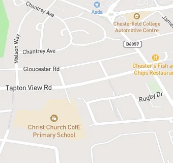 map for Christ Church CofE Primary School