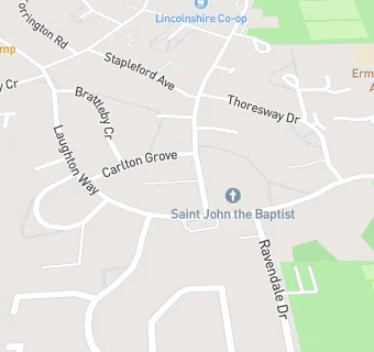 map for St John The Baptist Church Hall