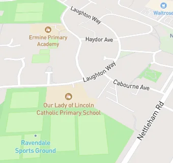 map for Our Lady of Lincoln Catholic Church