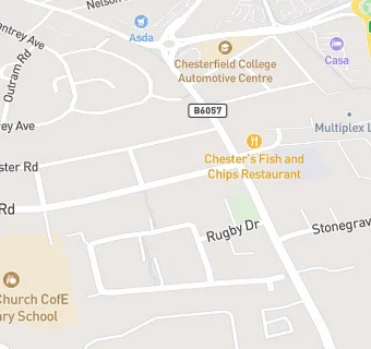 map for Christ Church C of E Primary School