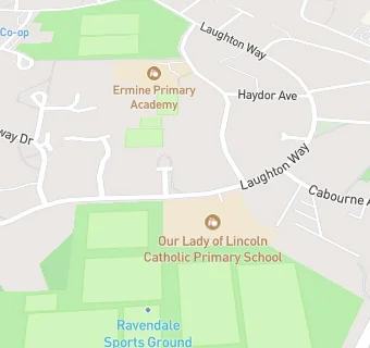 map for Our Lady of Lincoln Catholic Primary School