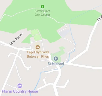 map for Ysgol Betws yn Rhos