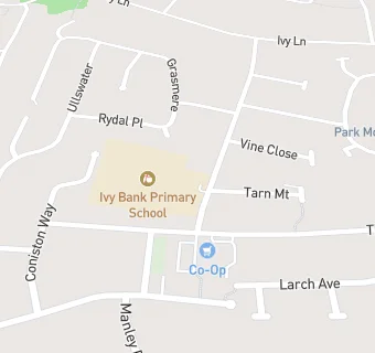 map for Ivy Bank Primary School