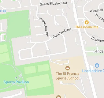 map for St Francis School