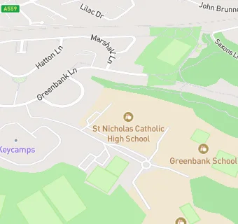 map for St Wilfrid's Catholic Primary School