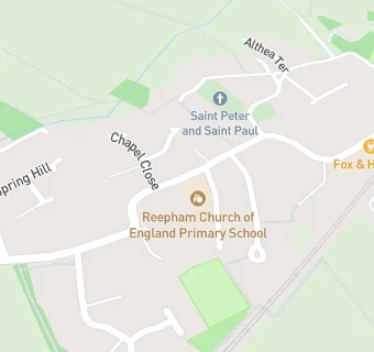 map for Reepham Church of England Primary School