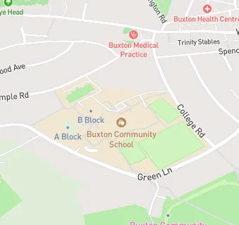 map for Buxton Community School