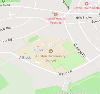 map for Buxton Community School