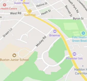 map for Buxton Junior School