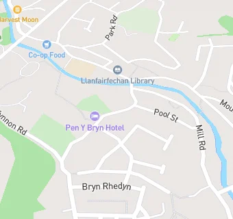 map for Pen Y Bryn Hotel