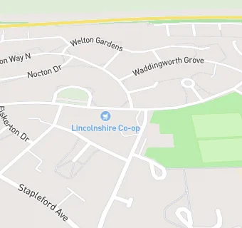 map for Lincolnshire Co-op Woodhall Drive Food Store