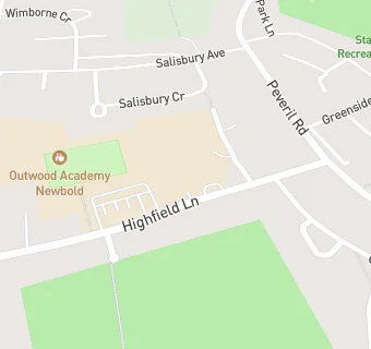 map for Compass at Outwood Newbold Academy -