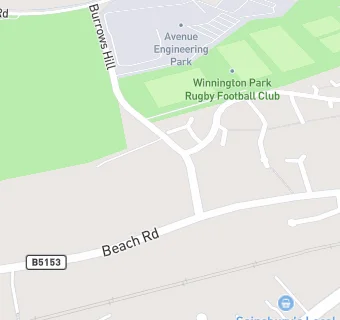 map for Winnington Park Rugby Football Club