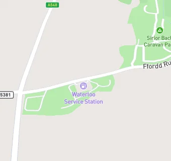 map for Waterloo Service Station