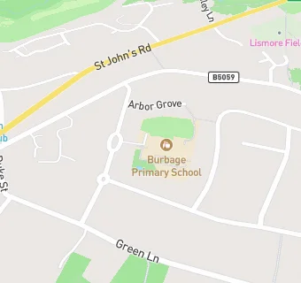 map for Burbage Primary School