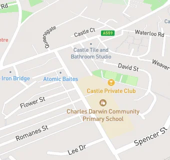 map for Charles Darwin Community Primary School