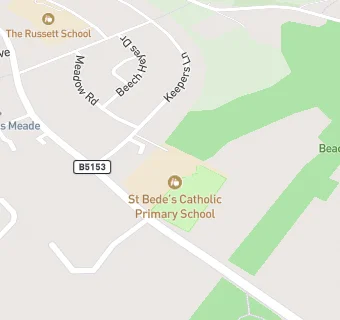 map for St Bedes RC Primary School