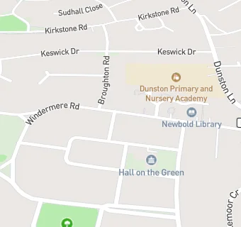 map for Newbold Surgery