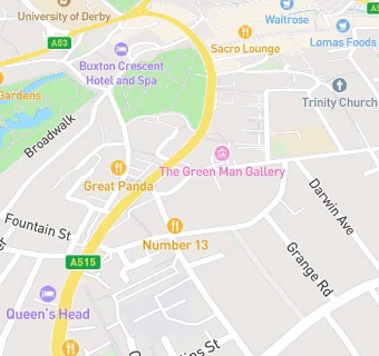 map for Buxton Conservative Club