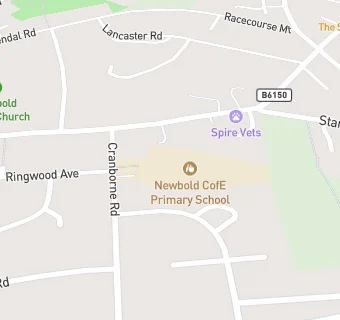 map for Newbold CofE VA Primary School