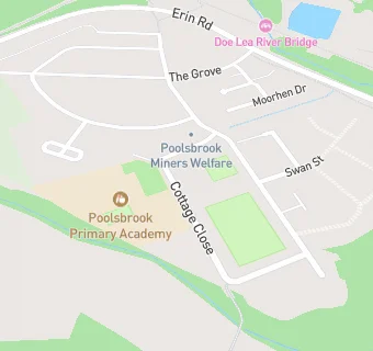 map for Poolsbrook Social Welfare Club