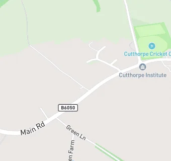 map for Cutthorpe Cricket Club