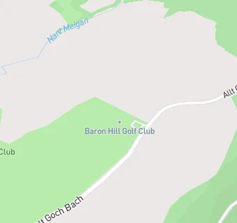 map for Baron Hill Golf Club