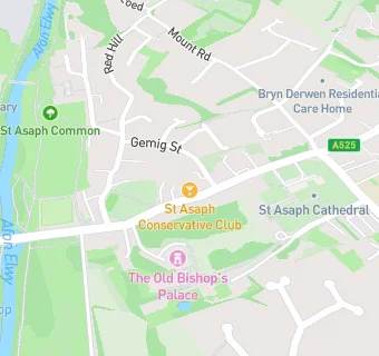 map for St Asaph Parish Church