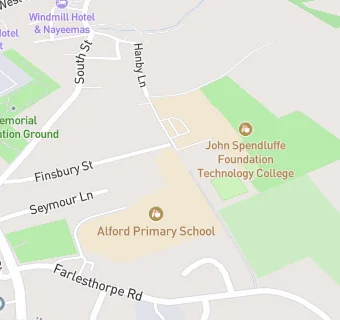 map for Alford Primary School