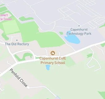 map for Capenhurst CofE Primary School