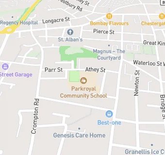 map for Parkroyal Community School