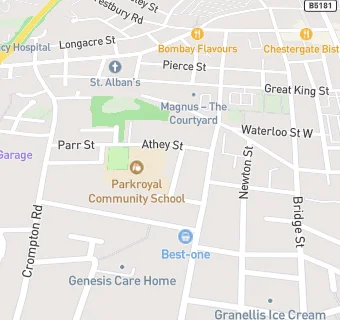 map for Parkroyal Community School