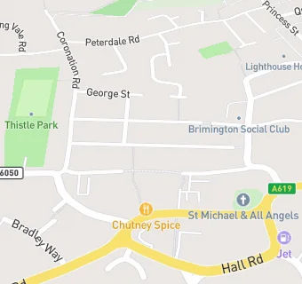 map for Brimington Community Centre