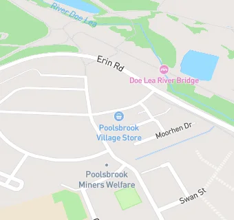 map for Poolsbrook Village Store