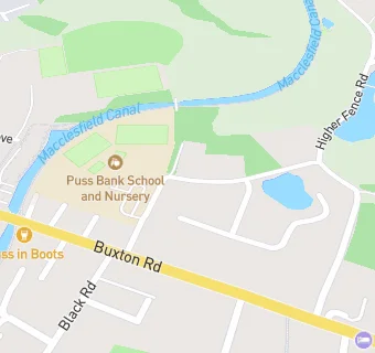 map for Puss Bank Nursery School