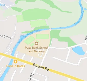 map for Puss Bank Nursery and Infant School