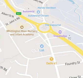 map for Lidl (Sheffield Road)