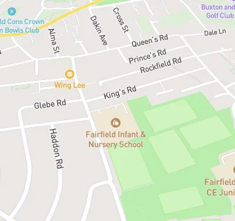 map for Fairfield Infant and Nursery School